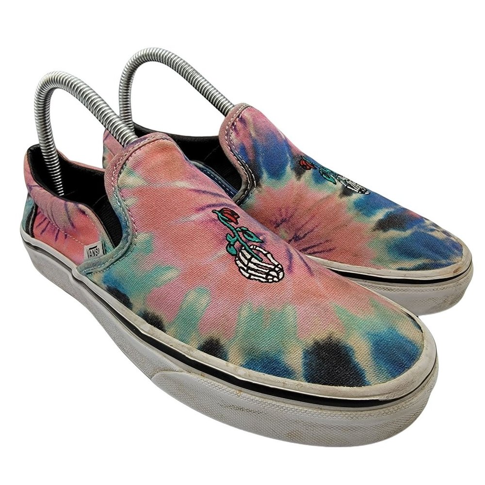 Vans Classic Slip-On Tie Dye Grateful Dead Shoes Womens 7.5 - Mens 6